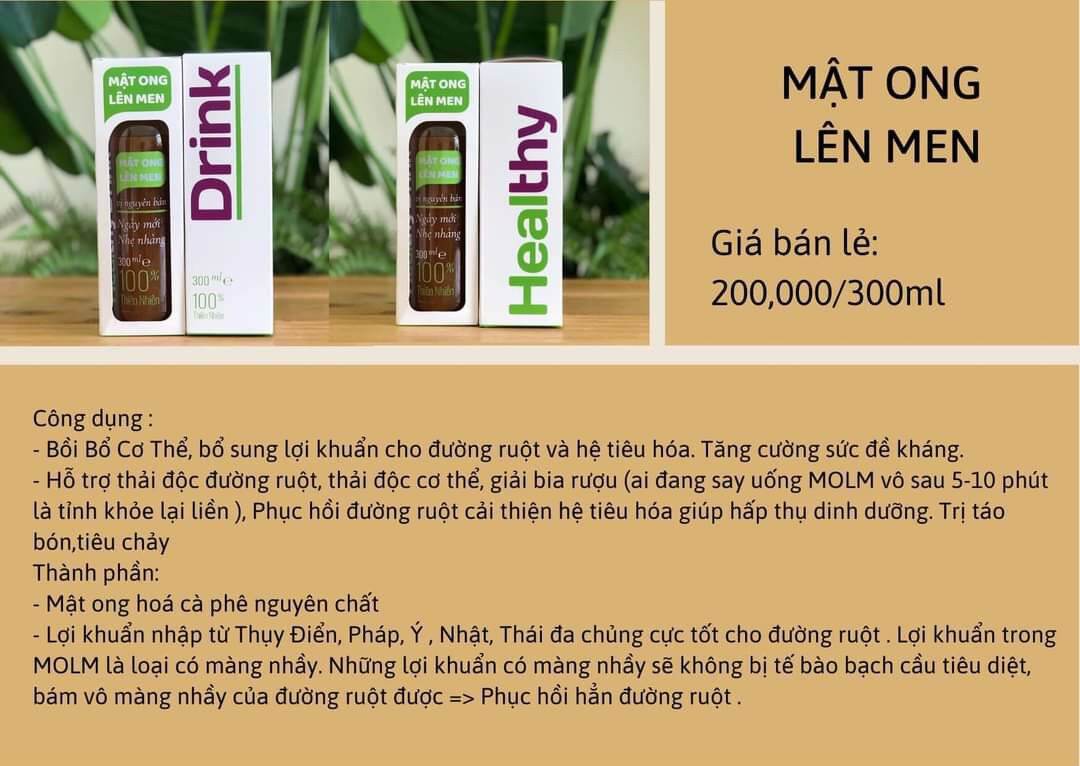 MẬT ONG LÊN MEN SỨC KHỎE HOÀN HẢO
