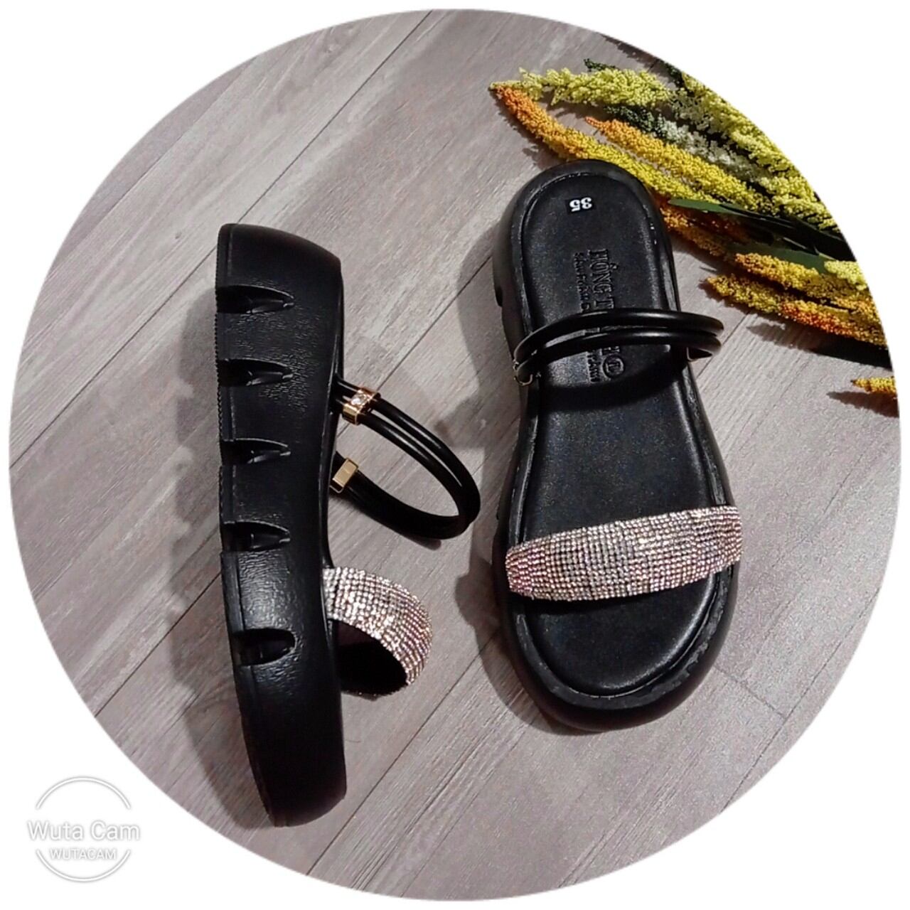 Dép nữ siêu dễ thương<xăng đan dép nữ hót trend< xăng đan quai ngang< dép đi biển< khuyến mãi siêu xinh