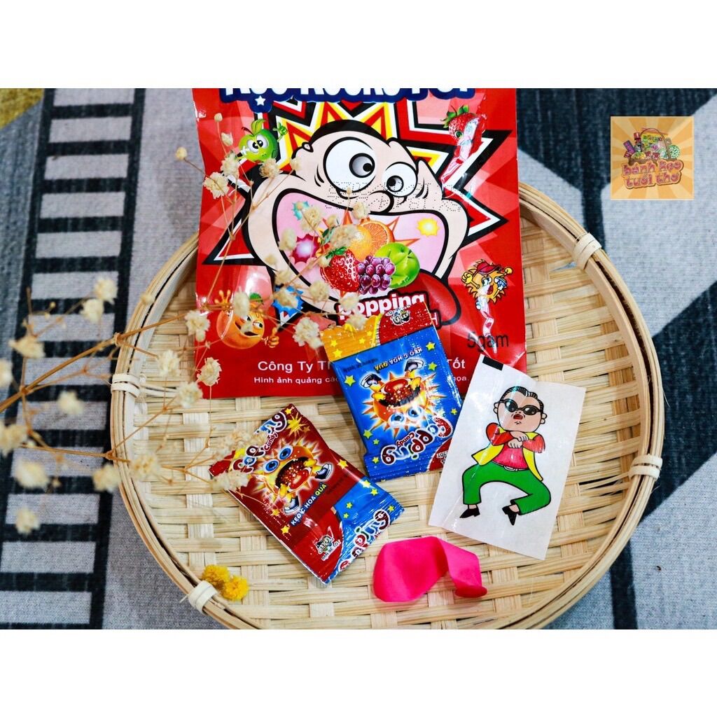 COMBO 20 GÓI KẸO NỔ+ĐỒ CHƠI ROCKS POP TUỔI THƠ