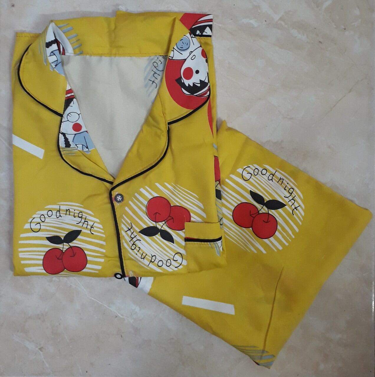Bộ pizama từ 40-62kg tay dài quần dài