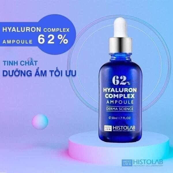 Tinh chất dưỡng ẩm Histolab 62% Hyaluron Complex Ampoule Derma Science