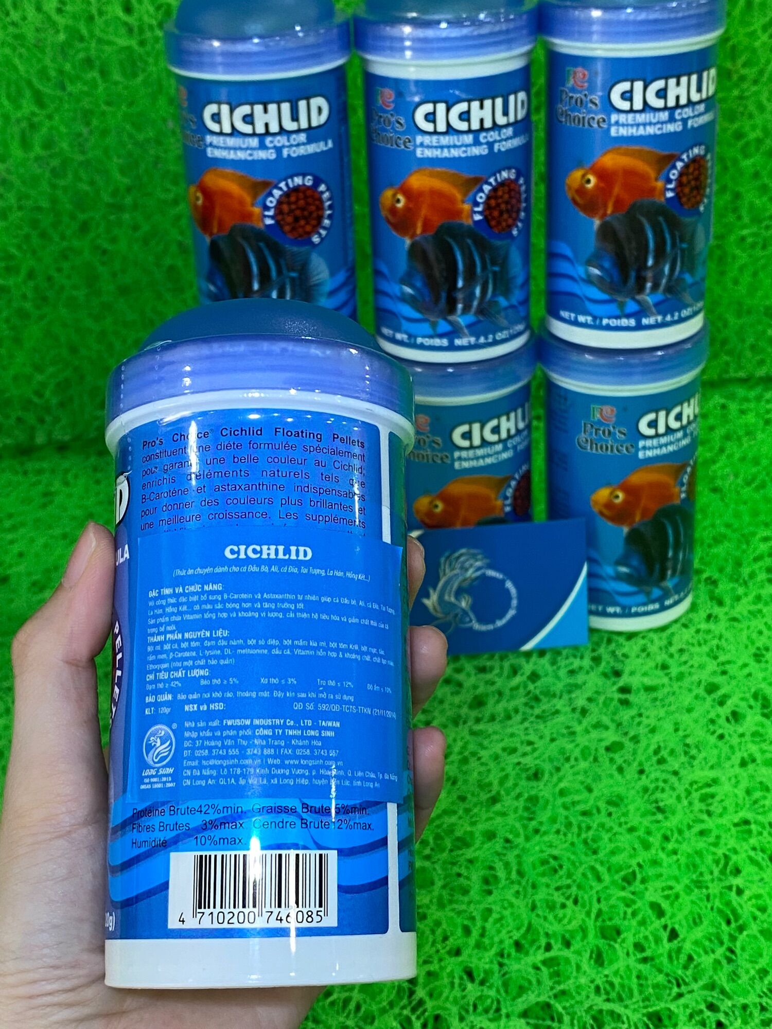 Thức Ăn Dành Cho Cá Dòng Cá CICHILD - Hủ 120gram