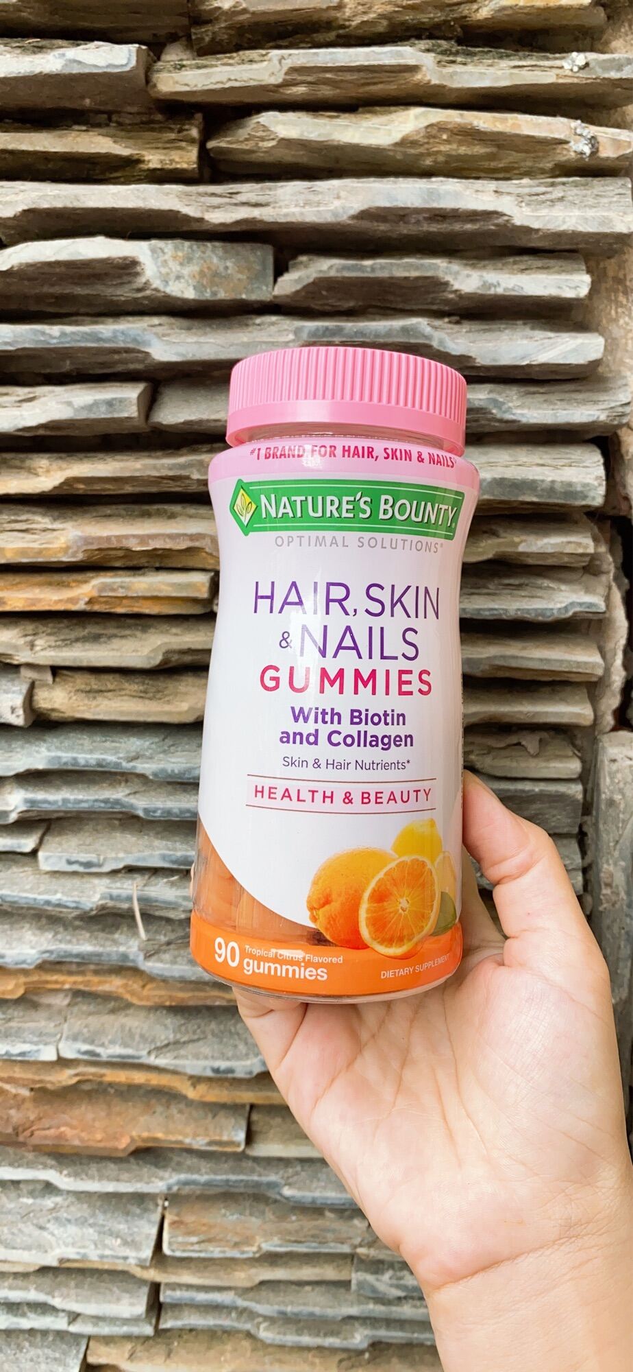 [HCM]Kẹo dẻo NATURE'S BOUNTY Hair Skin & Nails Gummies L&agravem Đẹp T&oacutec M&oacuteng Da 80 vi&ecircn