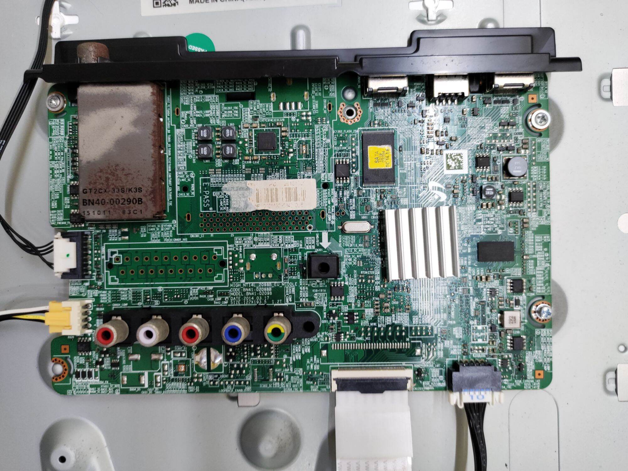 Board mạch, mắt, cáp, loa tivi samsung ua40j5000