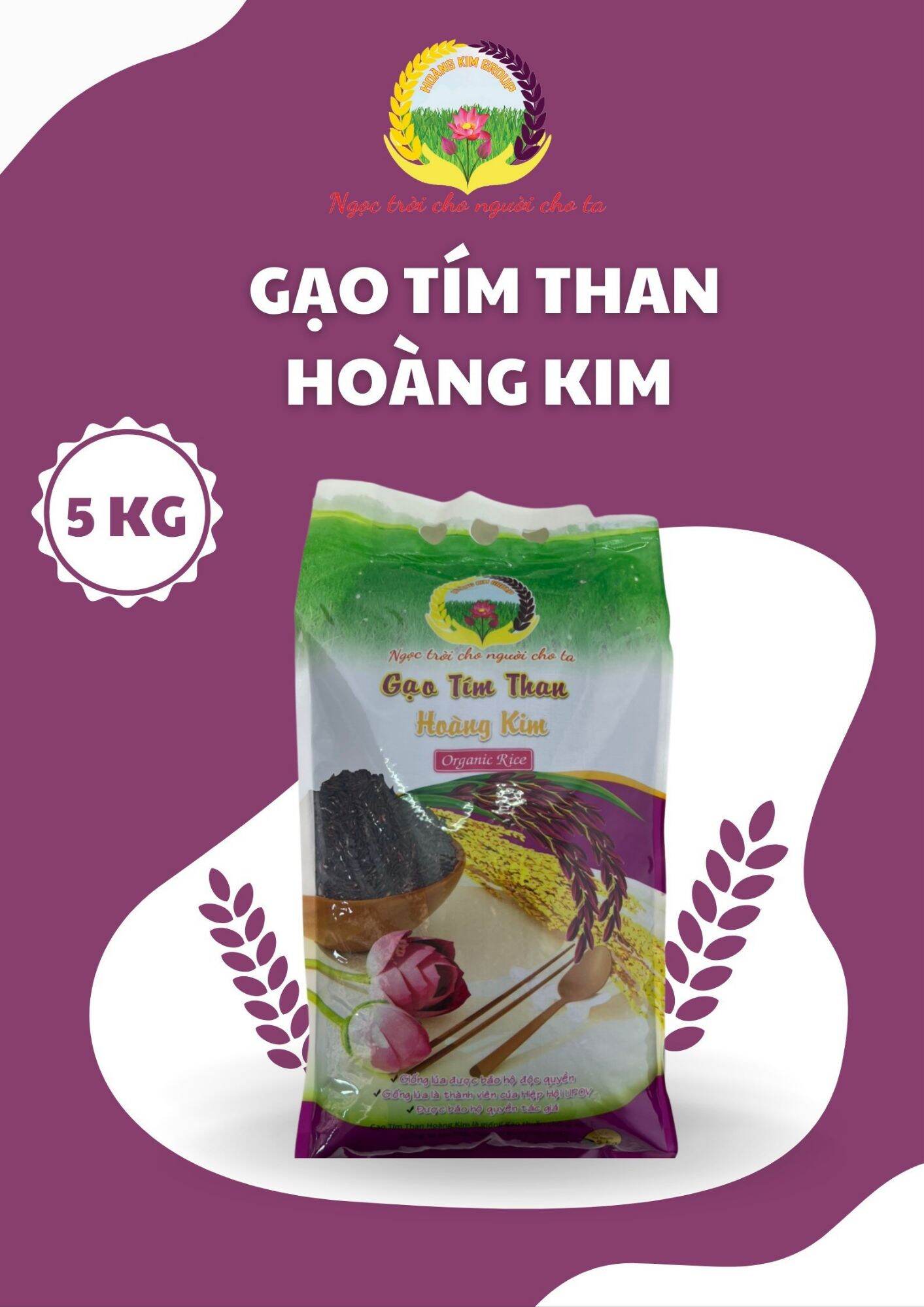Gạo tím than hoàng kim