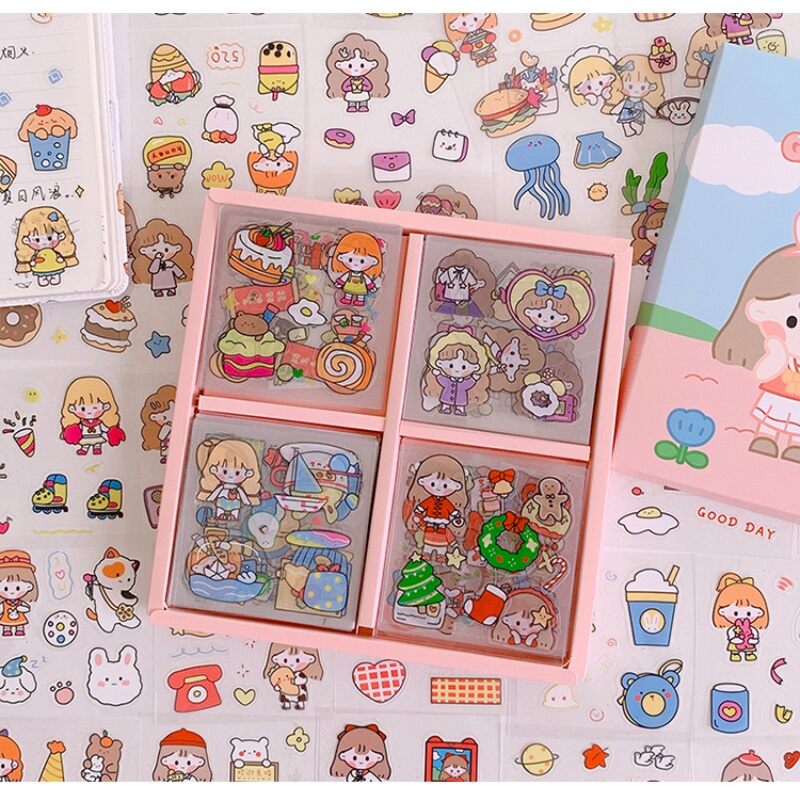 Bộ Hình Dán Sticker 25 tấm gồm 100 hình cho bé dán