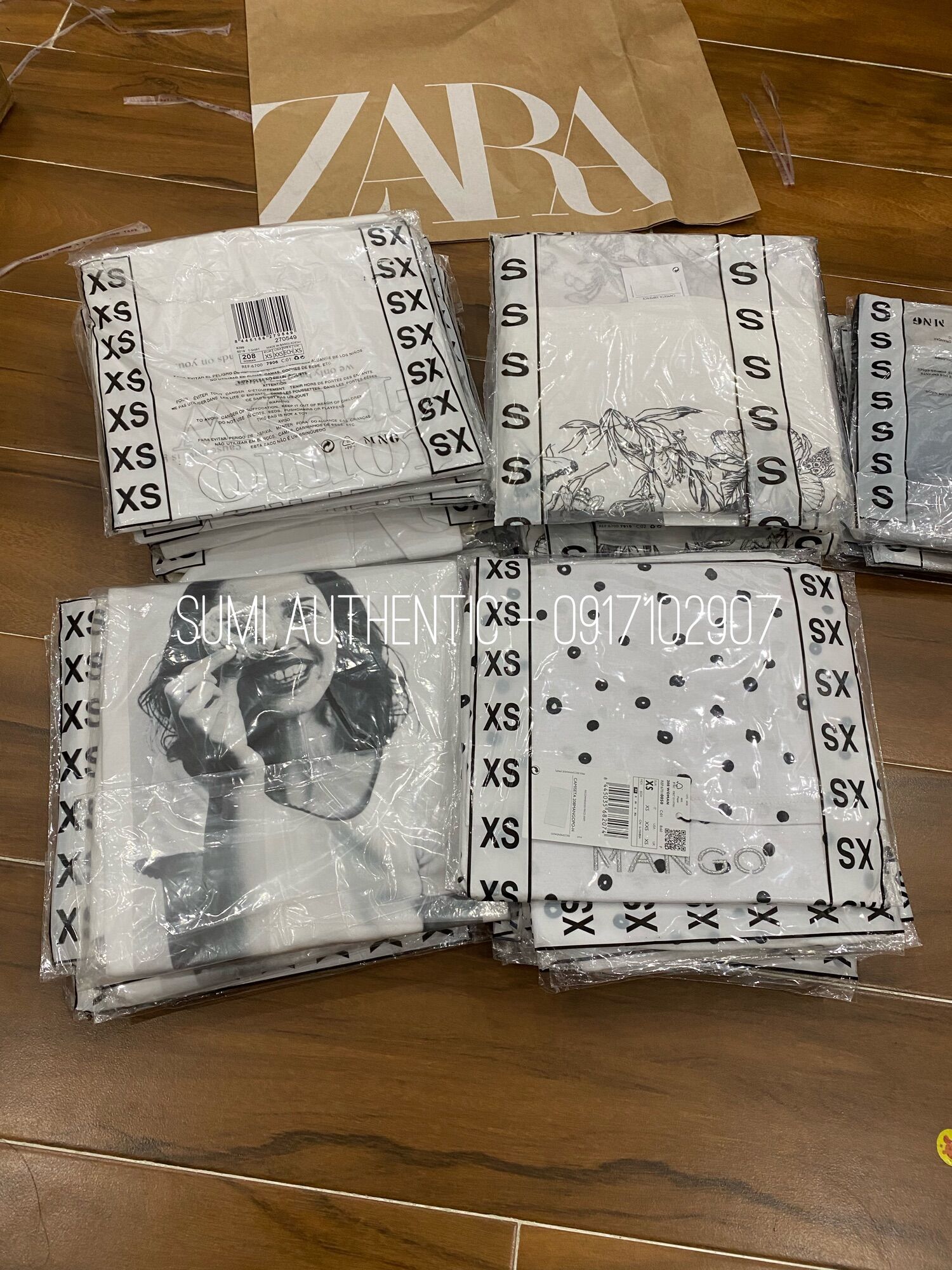 Áo thun nữ Mango size Xs