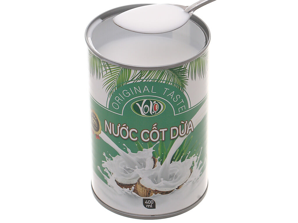 Nước cốt dừa lon Yolo lon 400ml