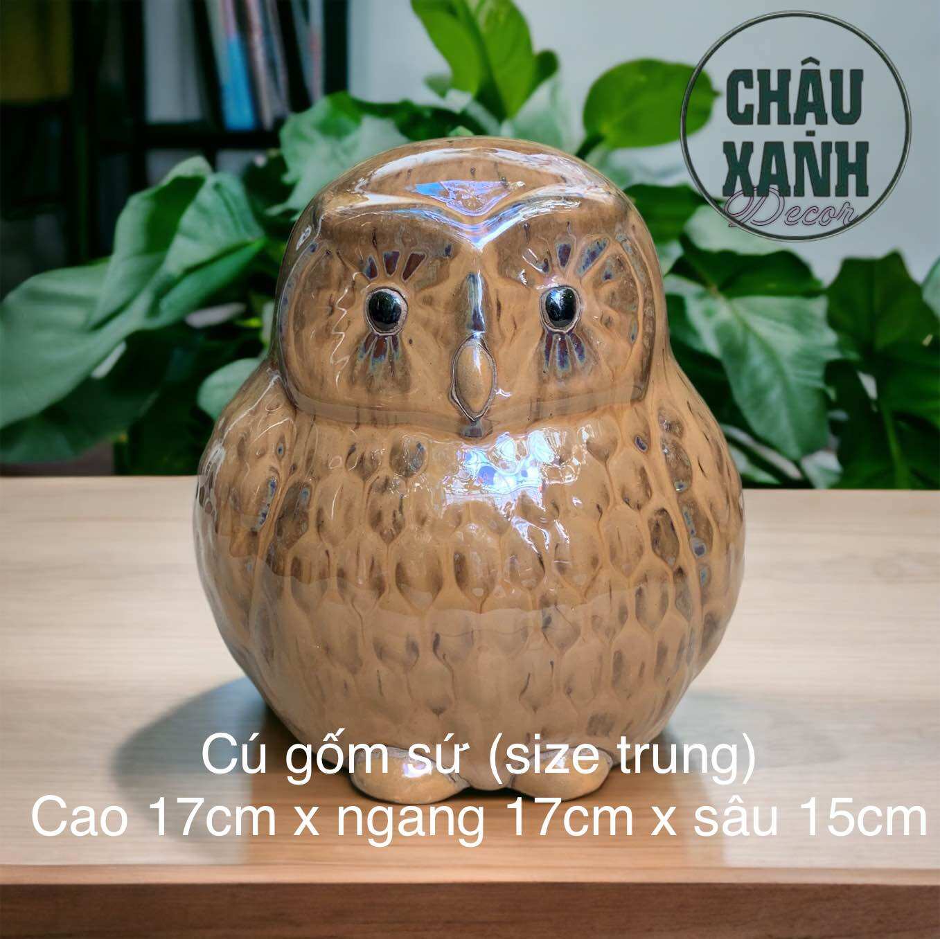 Cú bằng gốm sứ , tượng hình thú gốm sứ