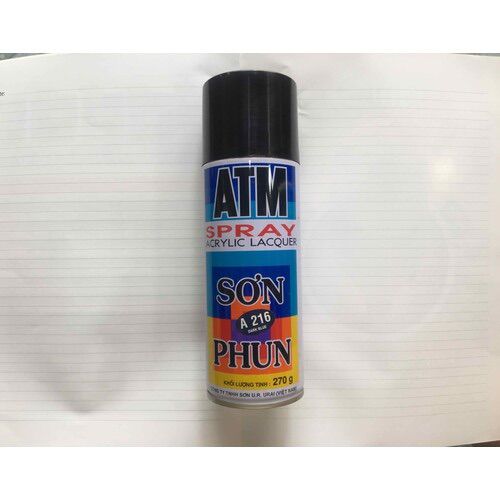 Sơn phun sơn xịt màu xanh đen A216 Dark blue