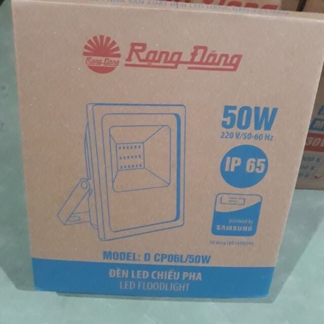 Đèn pha led cp06 50w rạng đông