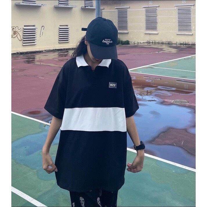 Áo polo phối thân in logo
Chất cotton su