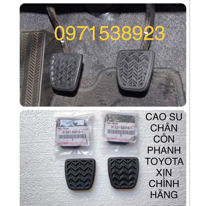 Cao su chân côn chân phanh toyota vios innova hilux fortuner camry corolla altis xịn