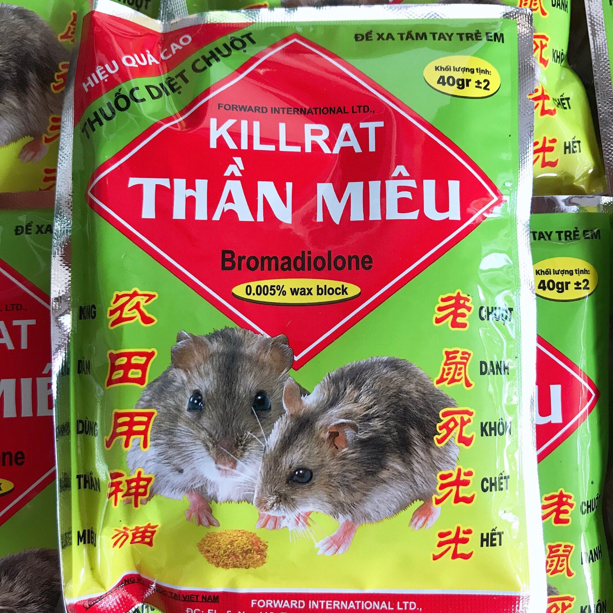 Thuốc diệt chuột- không cần ăn, ngửi cũng chết