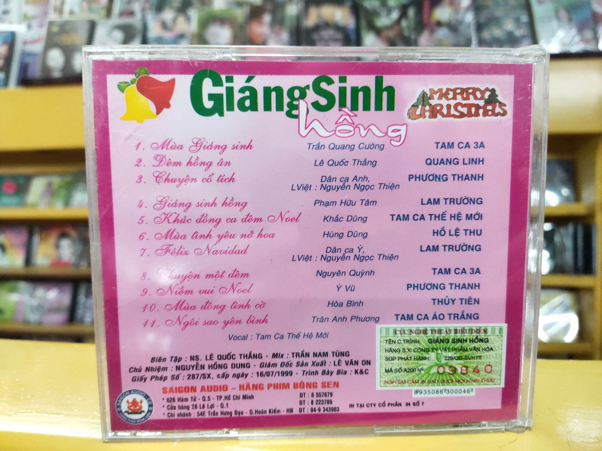 CD Giáng sinh hồng ( hàng chính hãng Saigon vafaco)