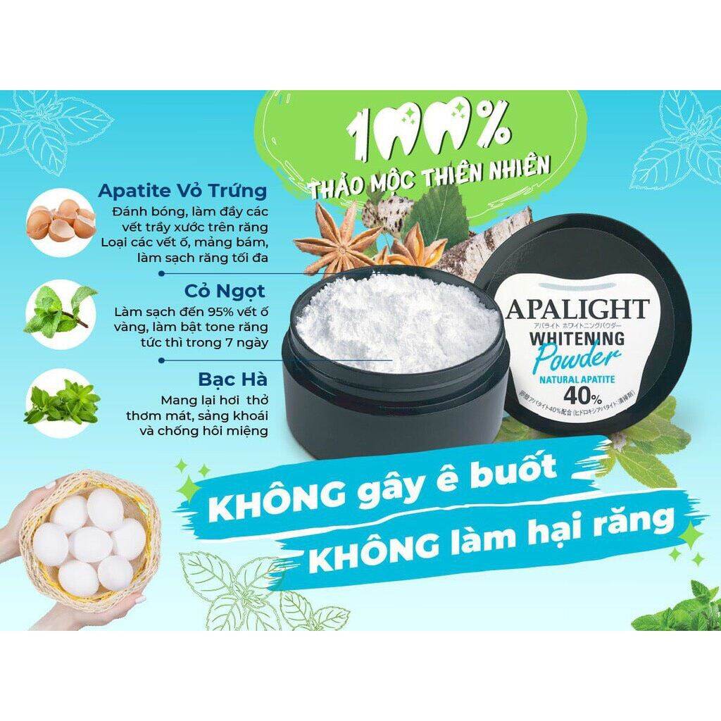 [CHÍNH HÃNG] Bột Trắng Răng APALIGHT Nhật Bản