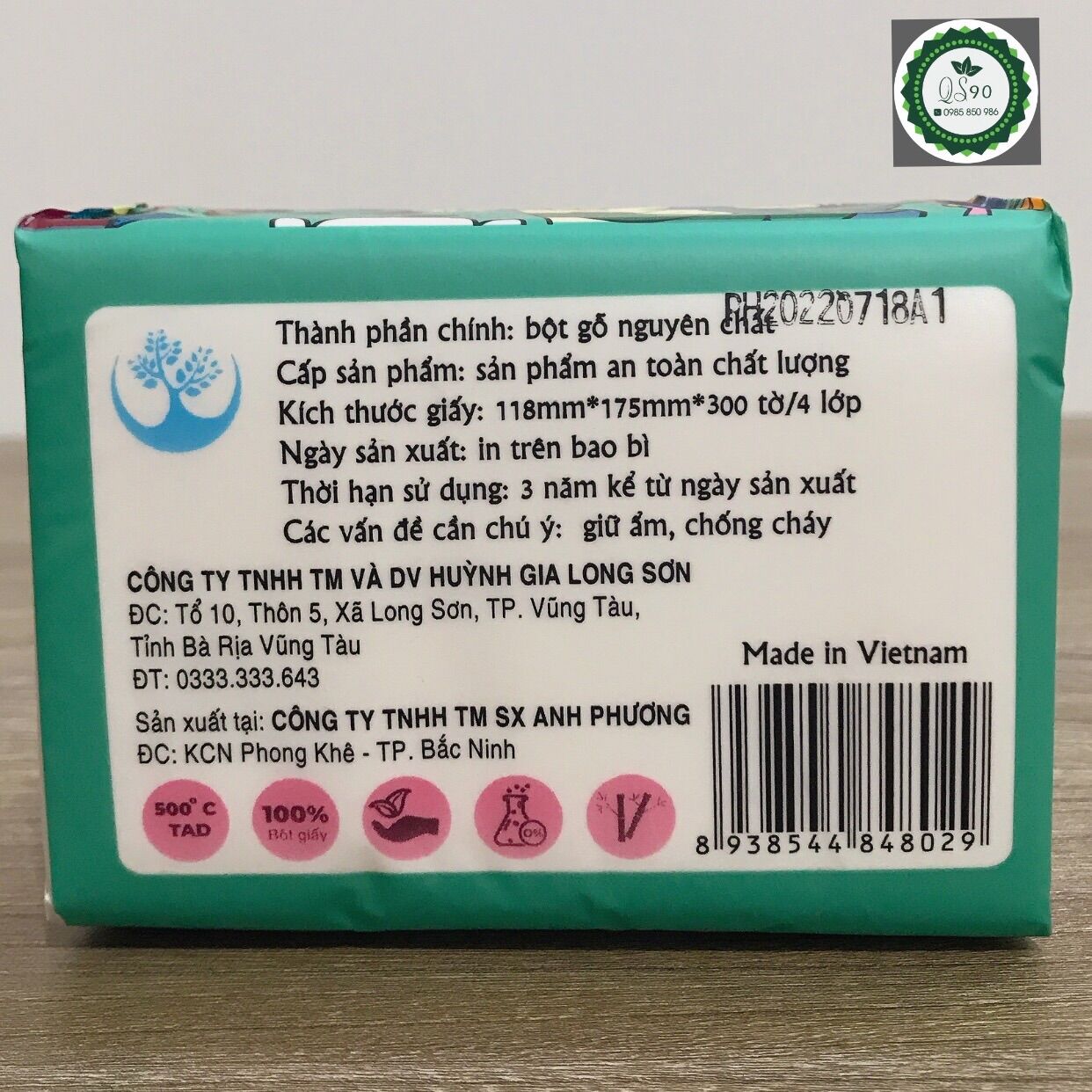 Giấy ăn Hanky 1 gói