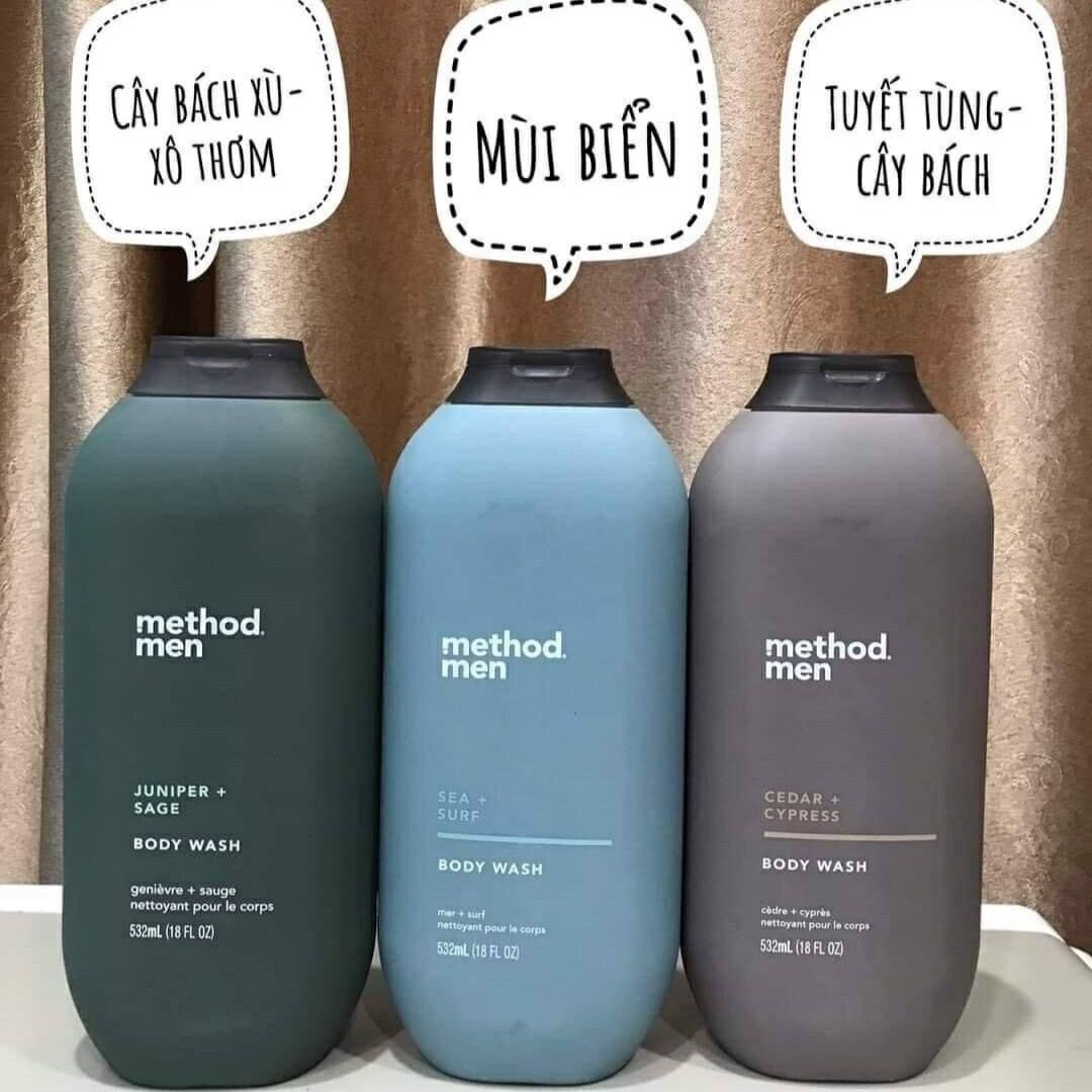 Sữa tắm cho nam giới Method Men 532ml- Hàng Úc