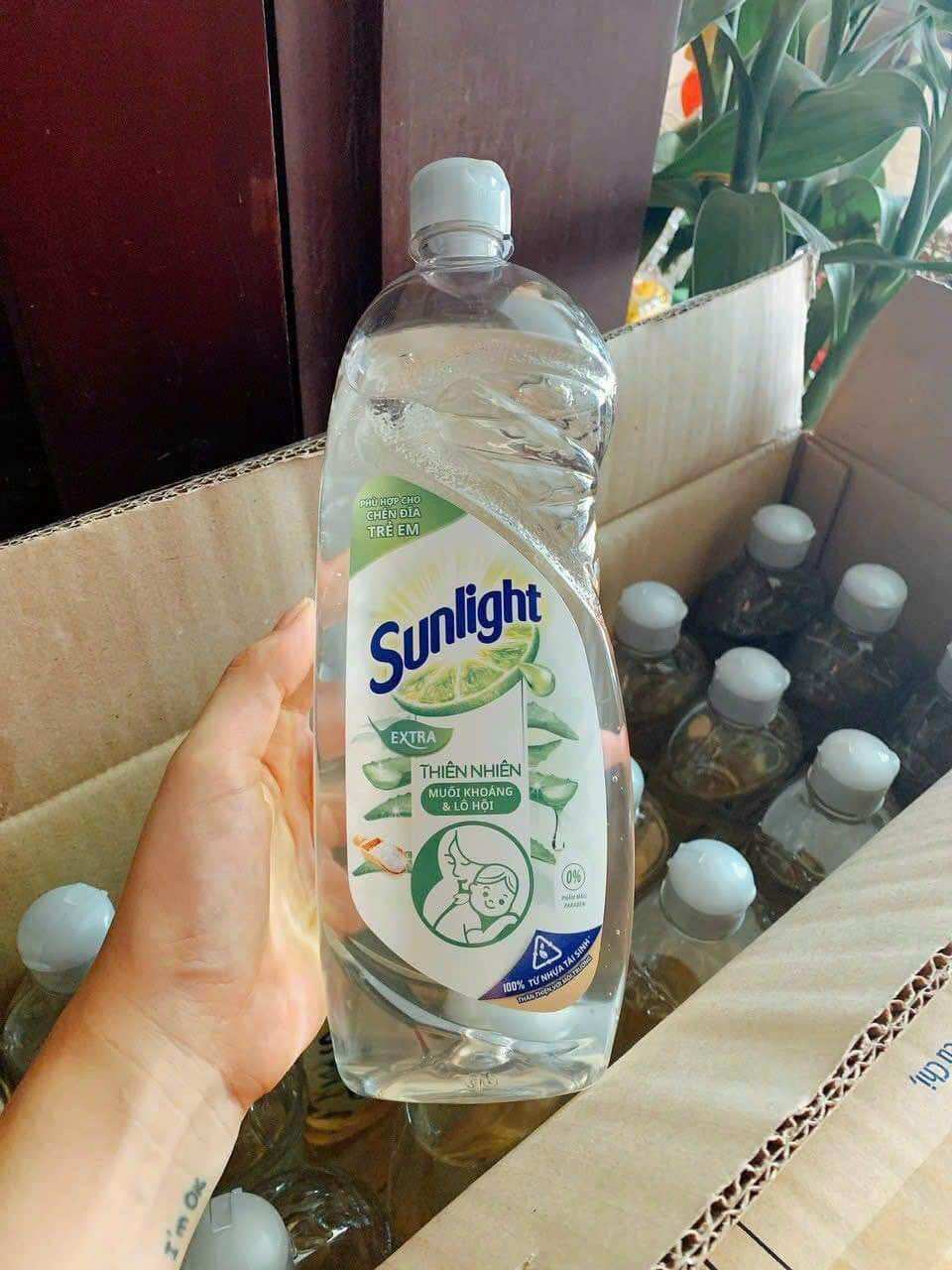 Combo 3 chai Nước rửa chén Sunlight Thiên Nhiên 357ml