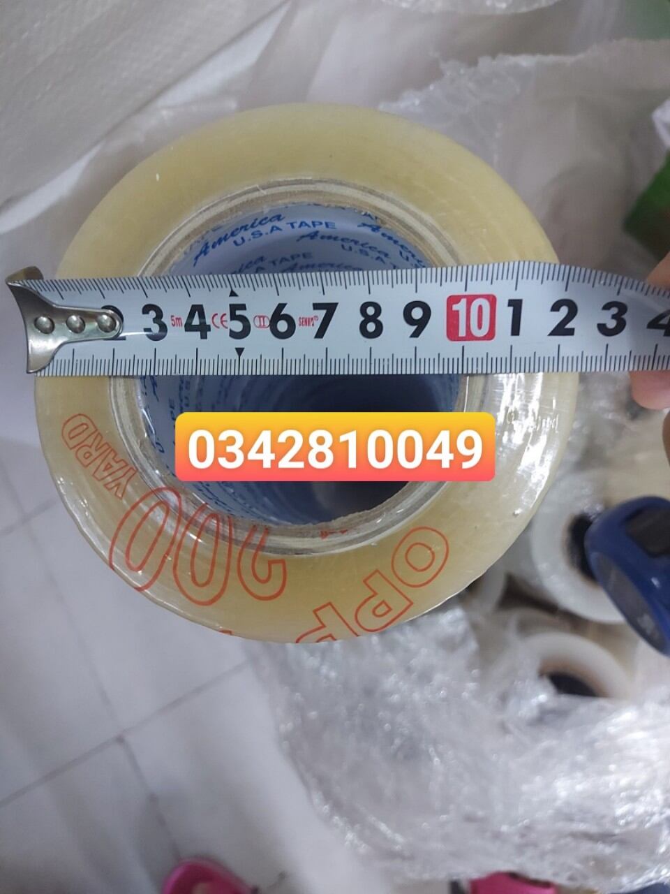 [HCM]Băng keo,  băng dính trong /đục 200yard ( 2kg/cây 6 cuộn)