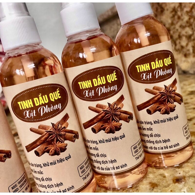 chai xịt tinh dầu quế 100ml