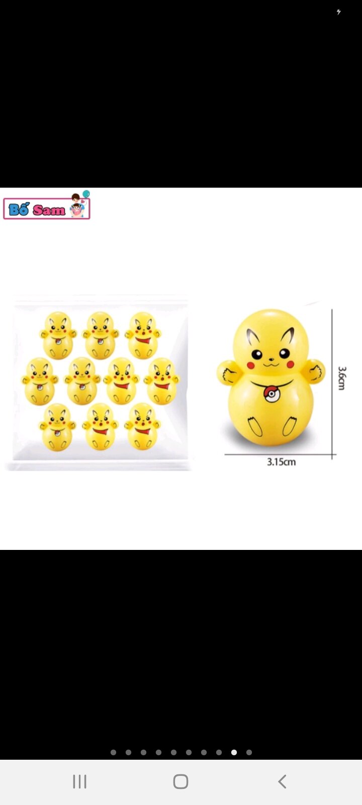 đồ chơi lật đật mini