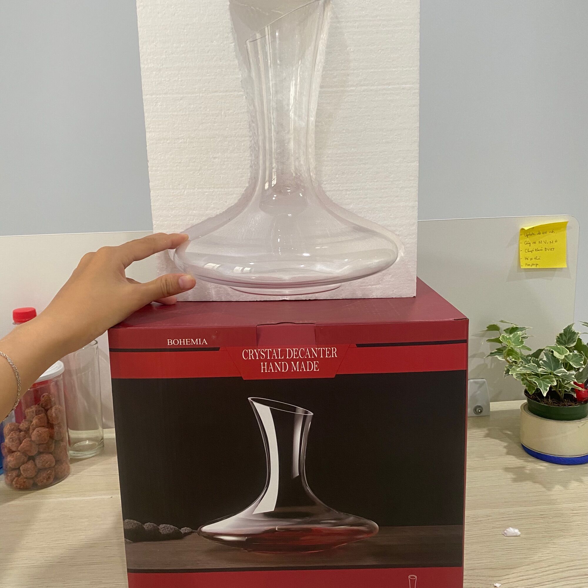 Decanter miệng vát - 1800ml - Phụ kiện rượu HCM