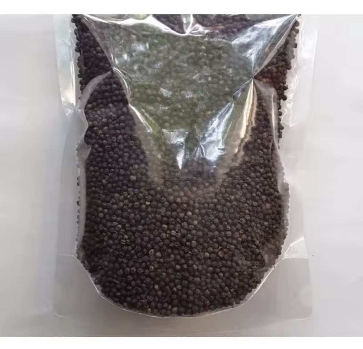 Gói tiêu đen nguyên hạt - vị cay thơm nồng, nguyên chất, tỉ lệ trái chín cao