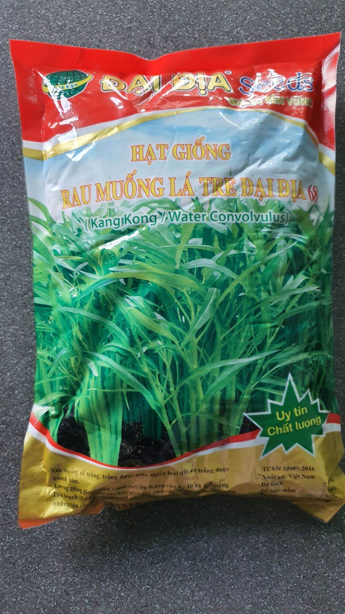 Hạt giống rau muống Đại Địa 1kg