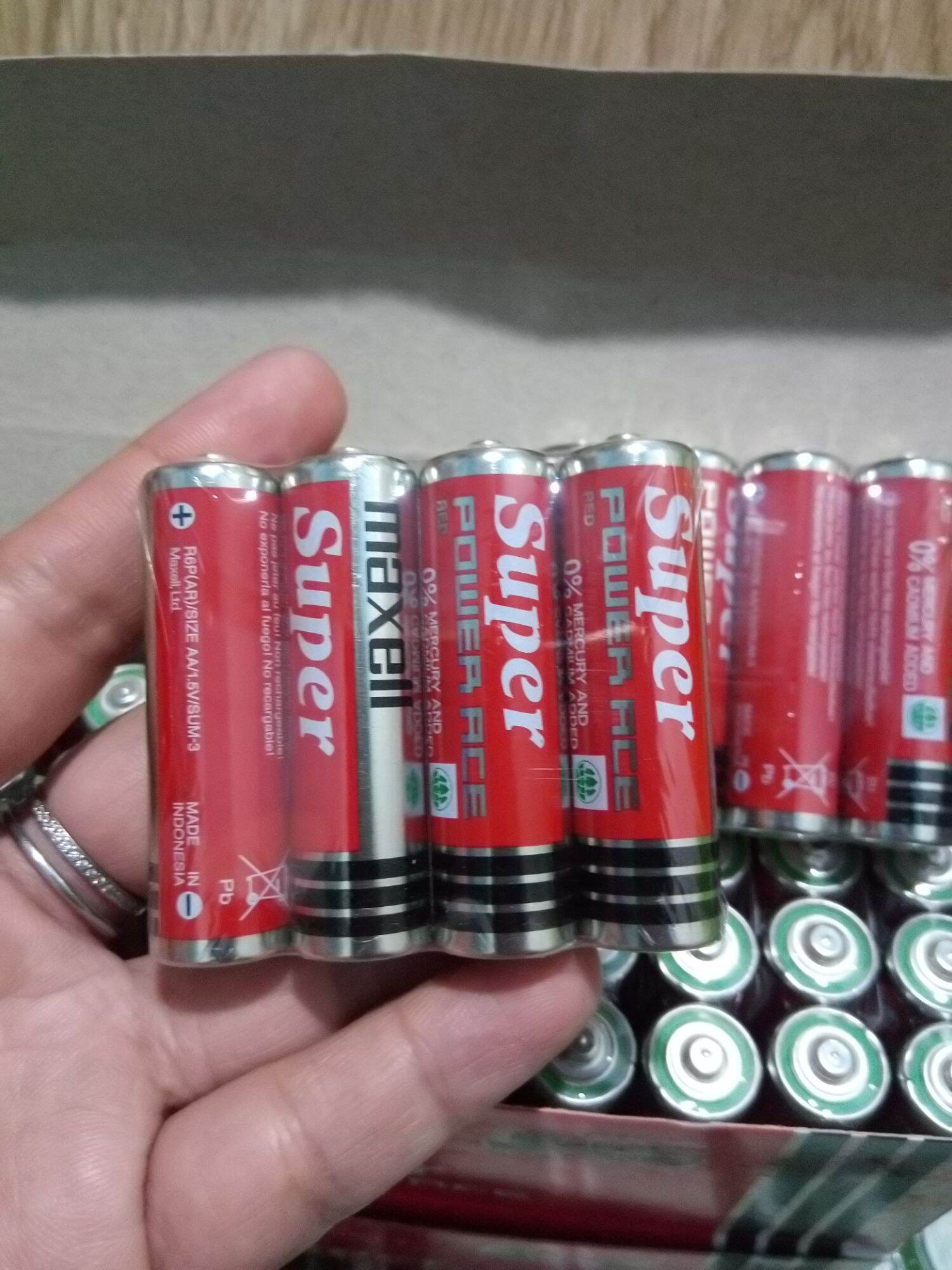 [Hộp 40 viên] Pin maxell AA R6P hàng chính hãng