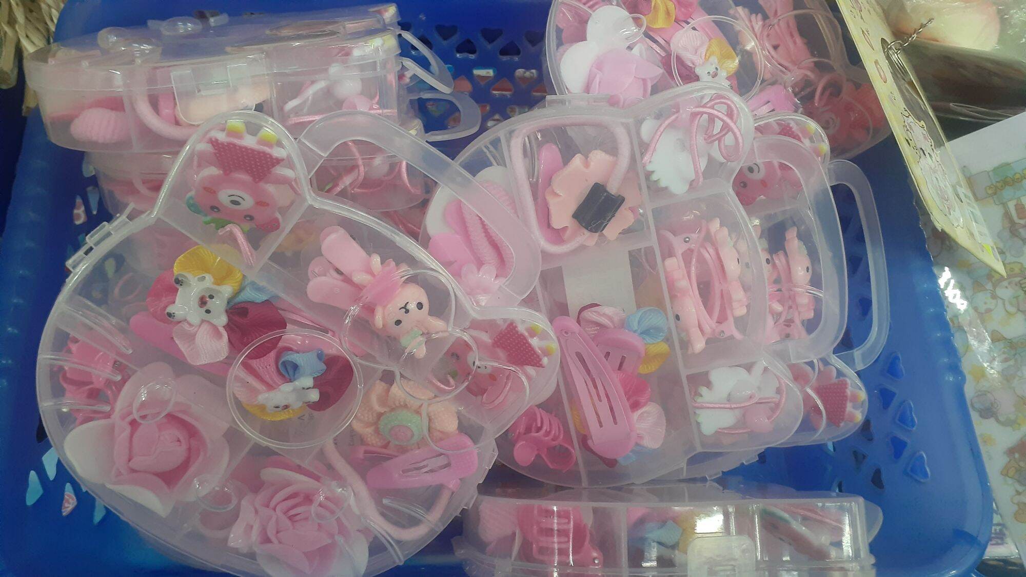 Bộ kẹp tóc hello kitty siêu dễ thương cho bé