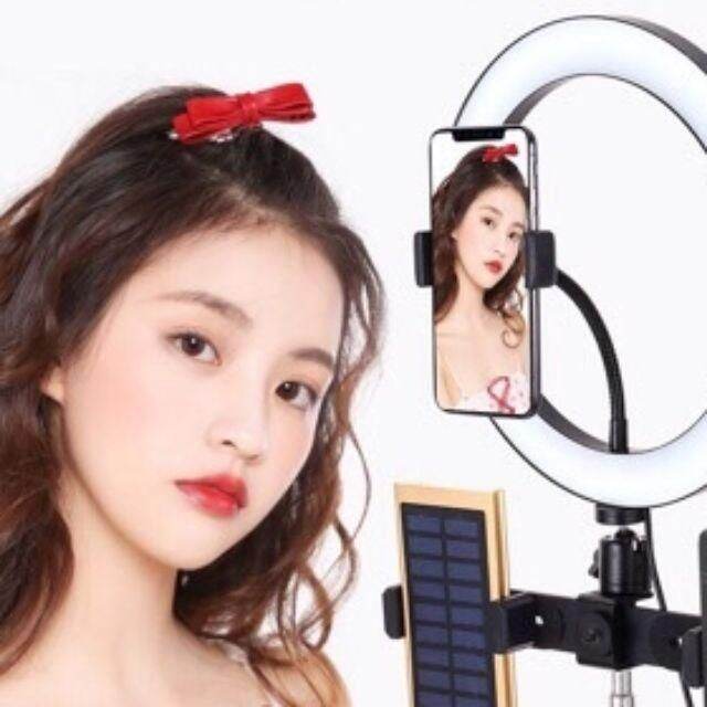 ĐÈN LIVESTREAM 26CM 2 KẸP ĐT CAO 2M1