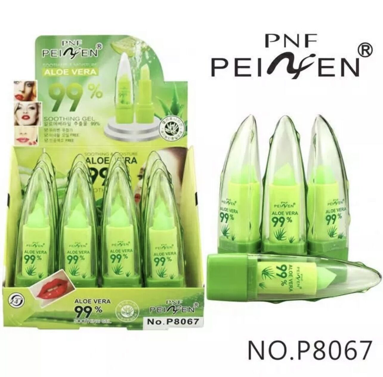 Son Dưỡng Môi - Son Gió - Son Nha Đam 99% ALOE VERA peiyen