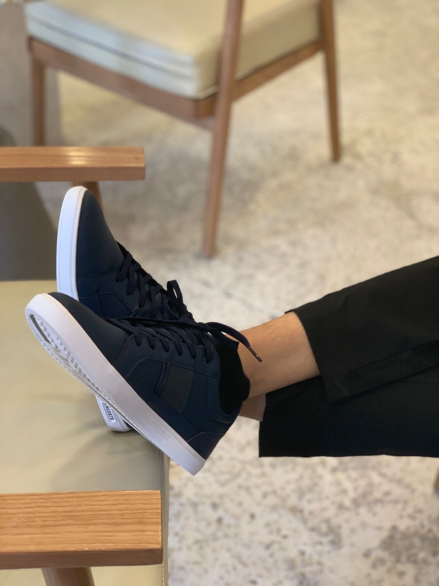 (Auth) Giày sneaker nam LACOSTE size 40.5/41 - Hàng nhập Mỹ