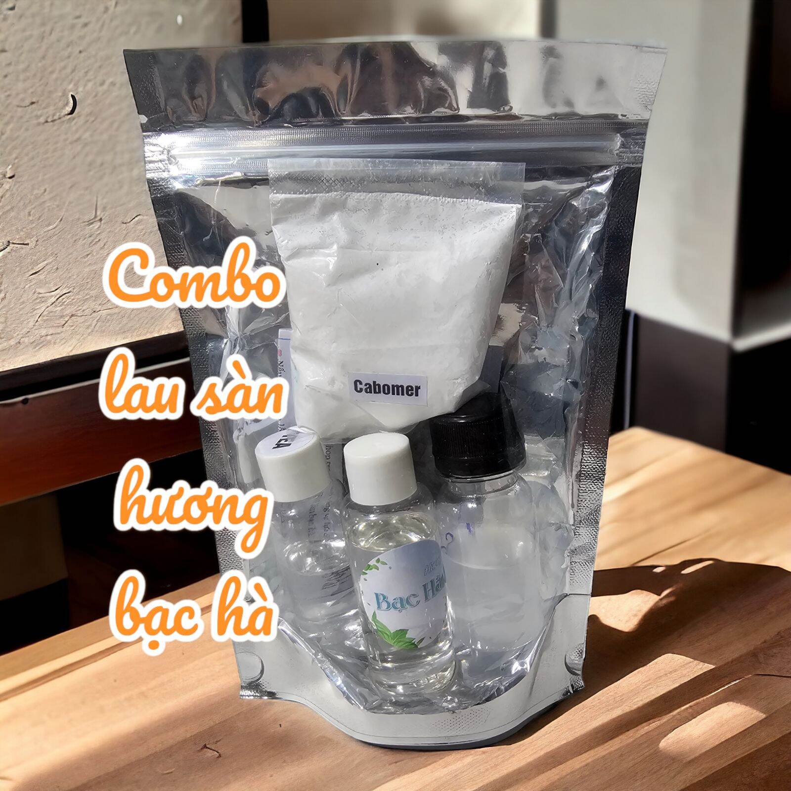 Set Bột pha nước lau sàn 12 lít, vệ sinh, làm sạch