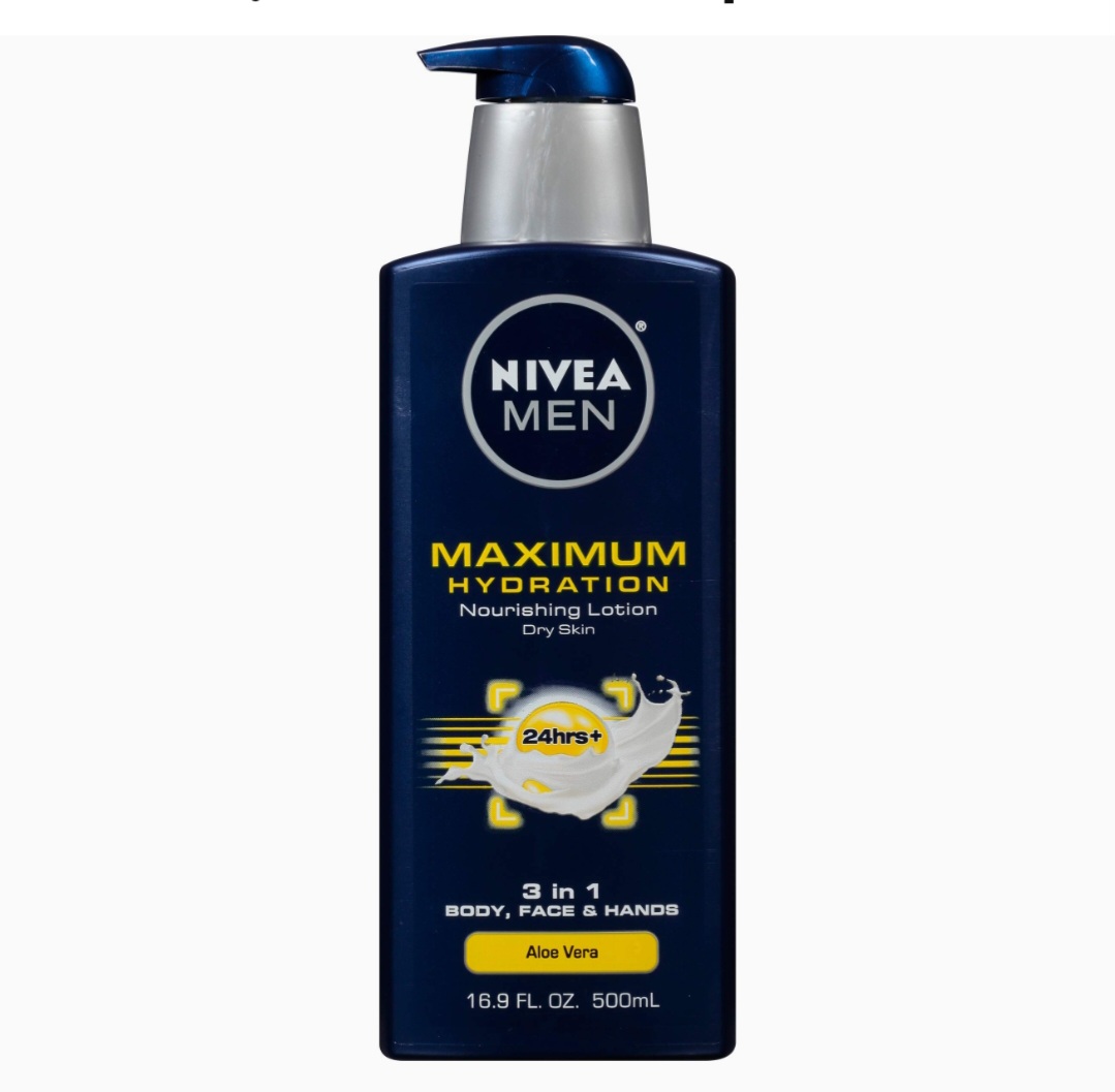 Sữa dưỡng thể nivea men maximum hydration - hàng nhập mỹ.