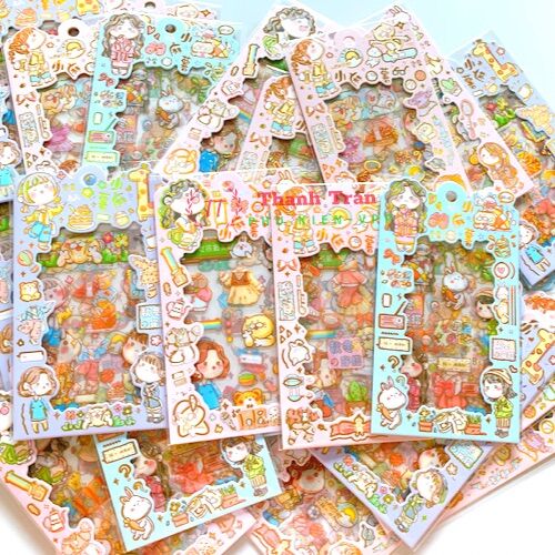 Sticker bộ 4 tấm (shop giao mẫu ngẫu nhiên)