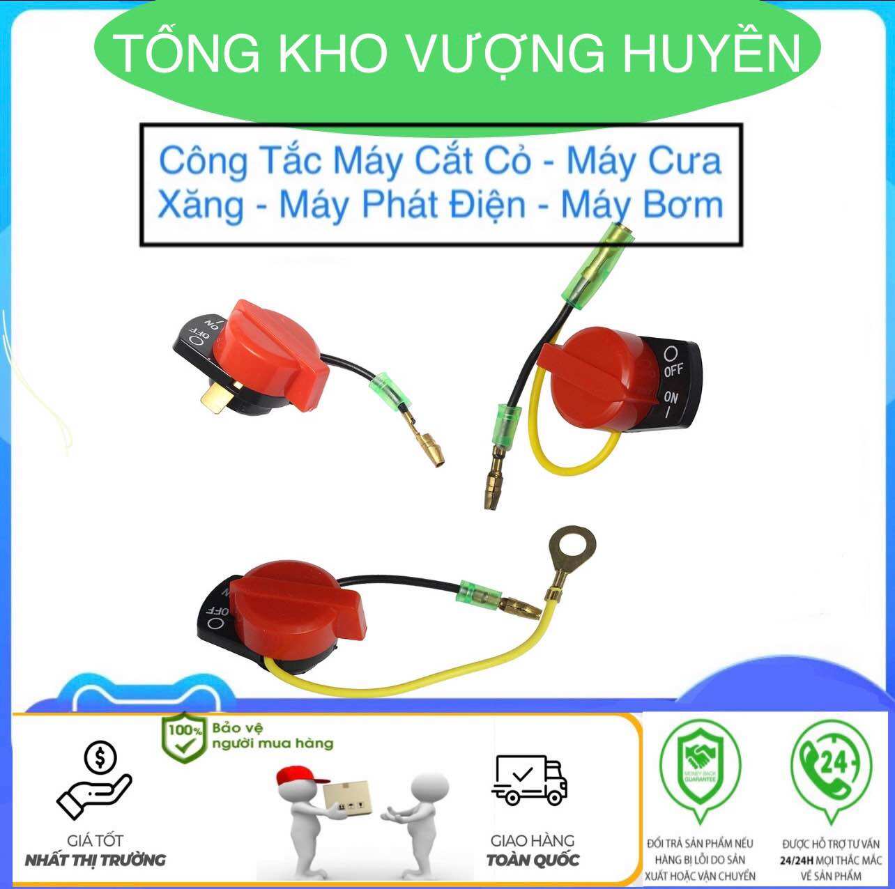 Công tắc máy cắt cỏ - máy cưa xăng - máy phát điện - máy bơm