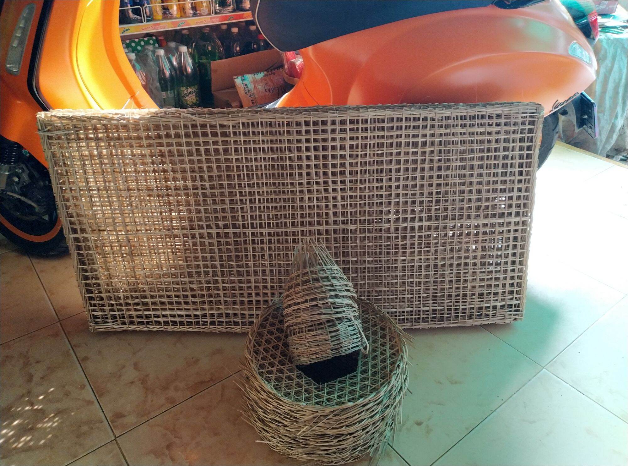 LỜ ĐẶT BẮT TÔM 10 CÁI BẰNG TRE