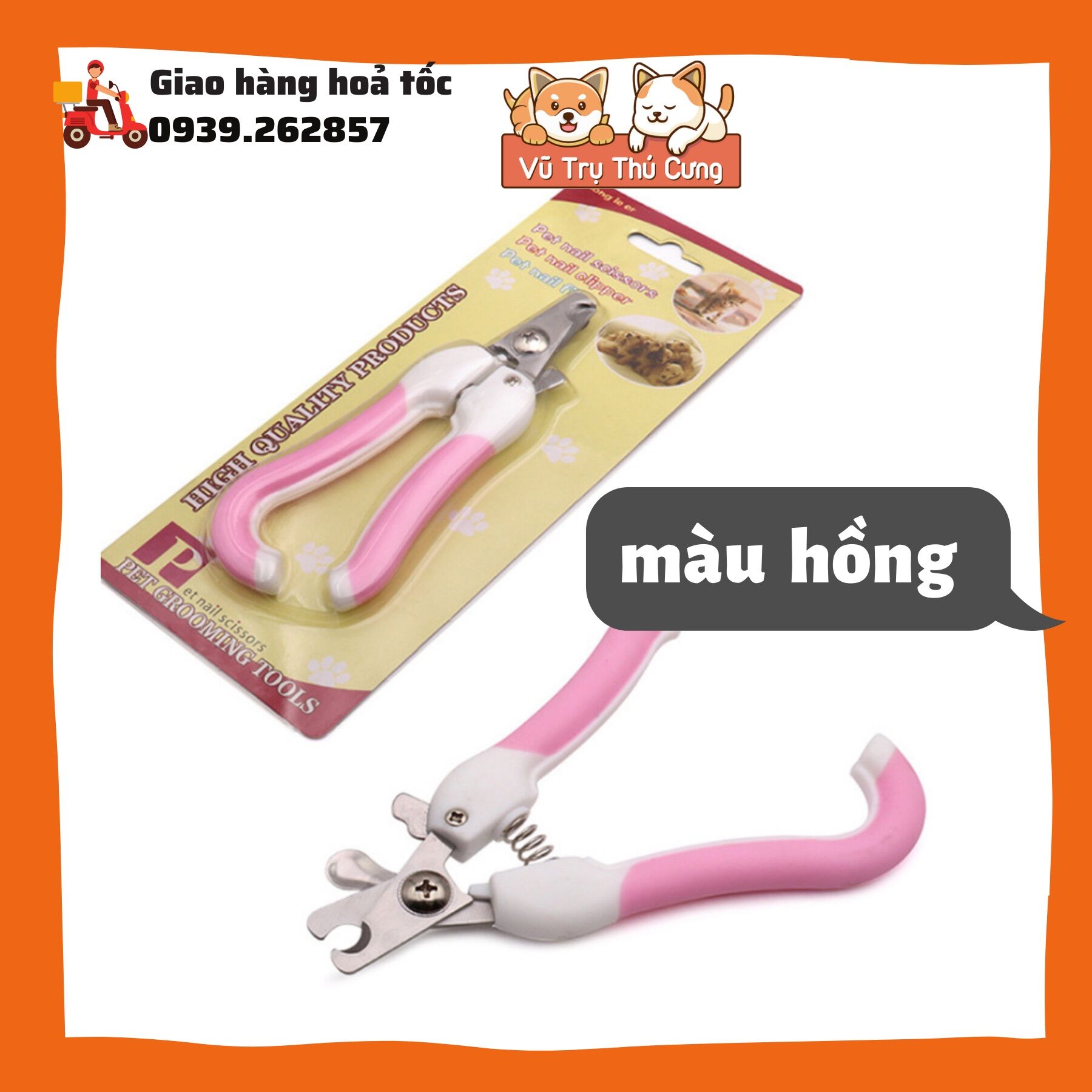 Kềm cắt móng cho thú cưng, có dũa móng
