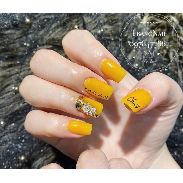 Chai sơn gel vàng 15ml  Phụ kiện Nail
