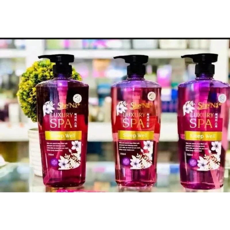 sữa tắm hạt massaghe She'nã spa đến từ malaysia