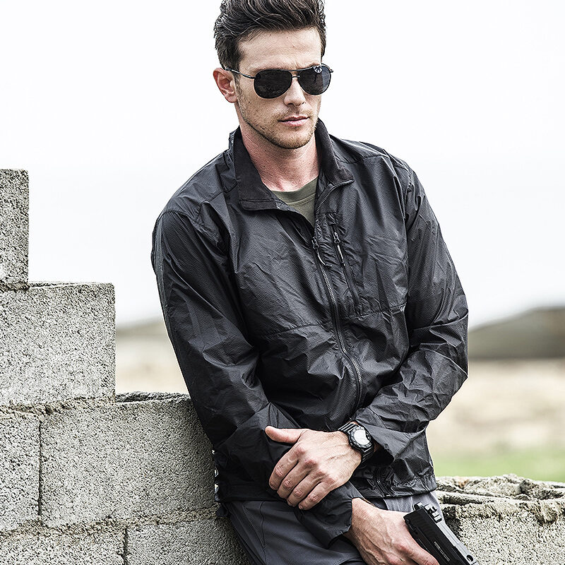 JACKET Chiến Thuật Kiểu Mỏng Mùa Hè Archon, Áo Khoác Nam Rằn Ri Quân Đội, Áo Gió Chống Gió Ngoài Trời Chống Nước, Áo Gió Rằn Ri
