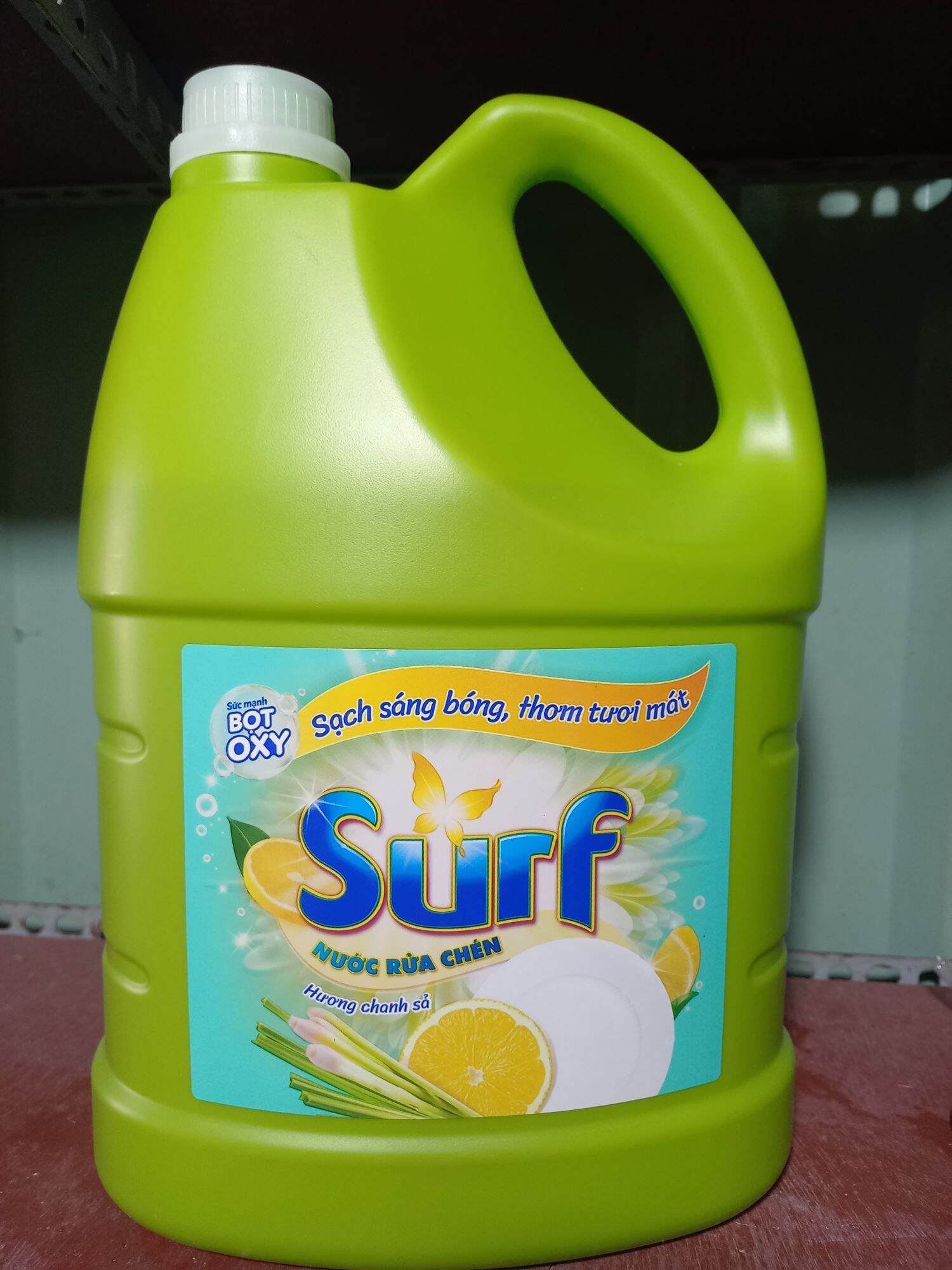 Nước rửa chén Surf Chanh xả can 3.6kg