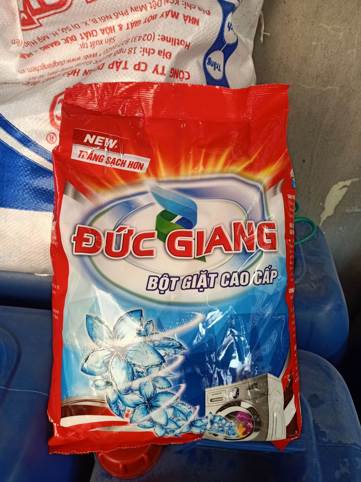 bột giặt đức giang túi 3kg