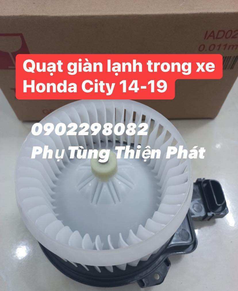 Quạt giàn lạnh trong xe honda city 2014->2019 hàng nhật