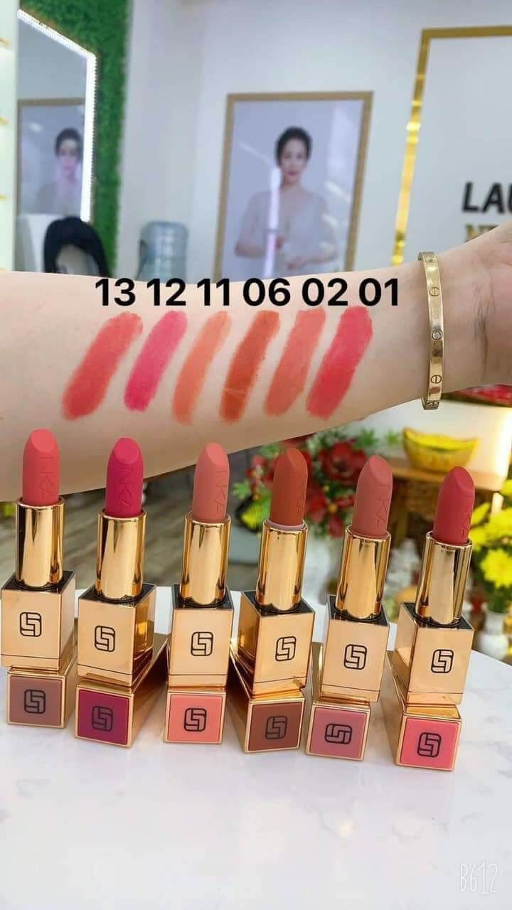 ƯU ĐÃI CHÍNH HÃNG. Son Laura Sunshine Nhật Kim Anh Số 12 hồng ánh tím