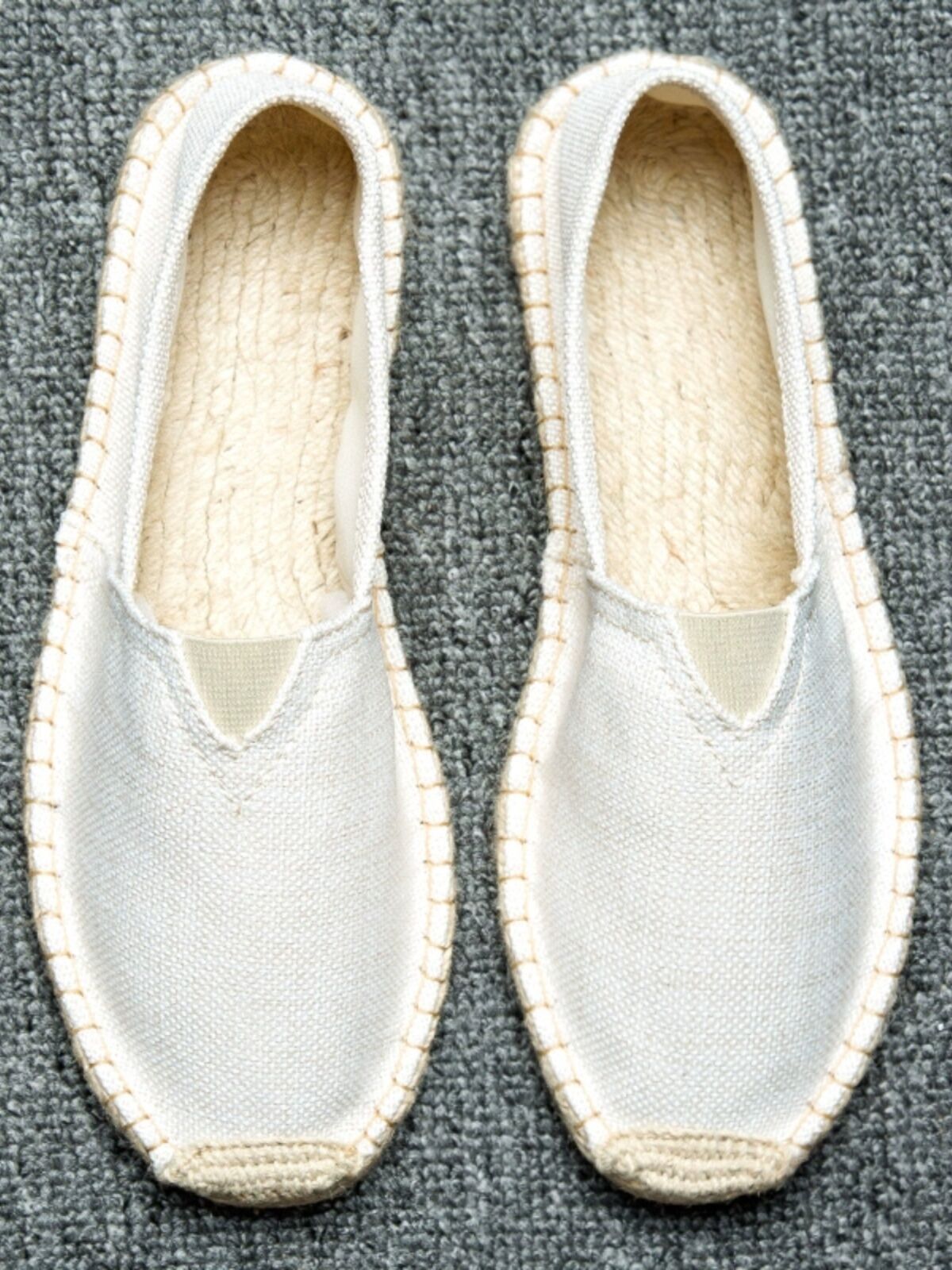 Giày Vải Lanh Mùa Hè Thoáng Khí Cho Nam Phong Cách Dệt Đế Bằng Đế Cao Su Thoáng Khí Nội Thất Lý Tưởng Cho Thanh Niên Và Trung Niên