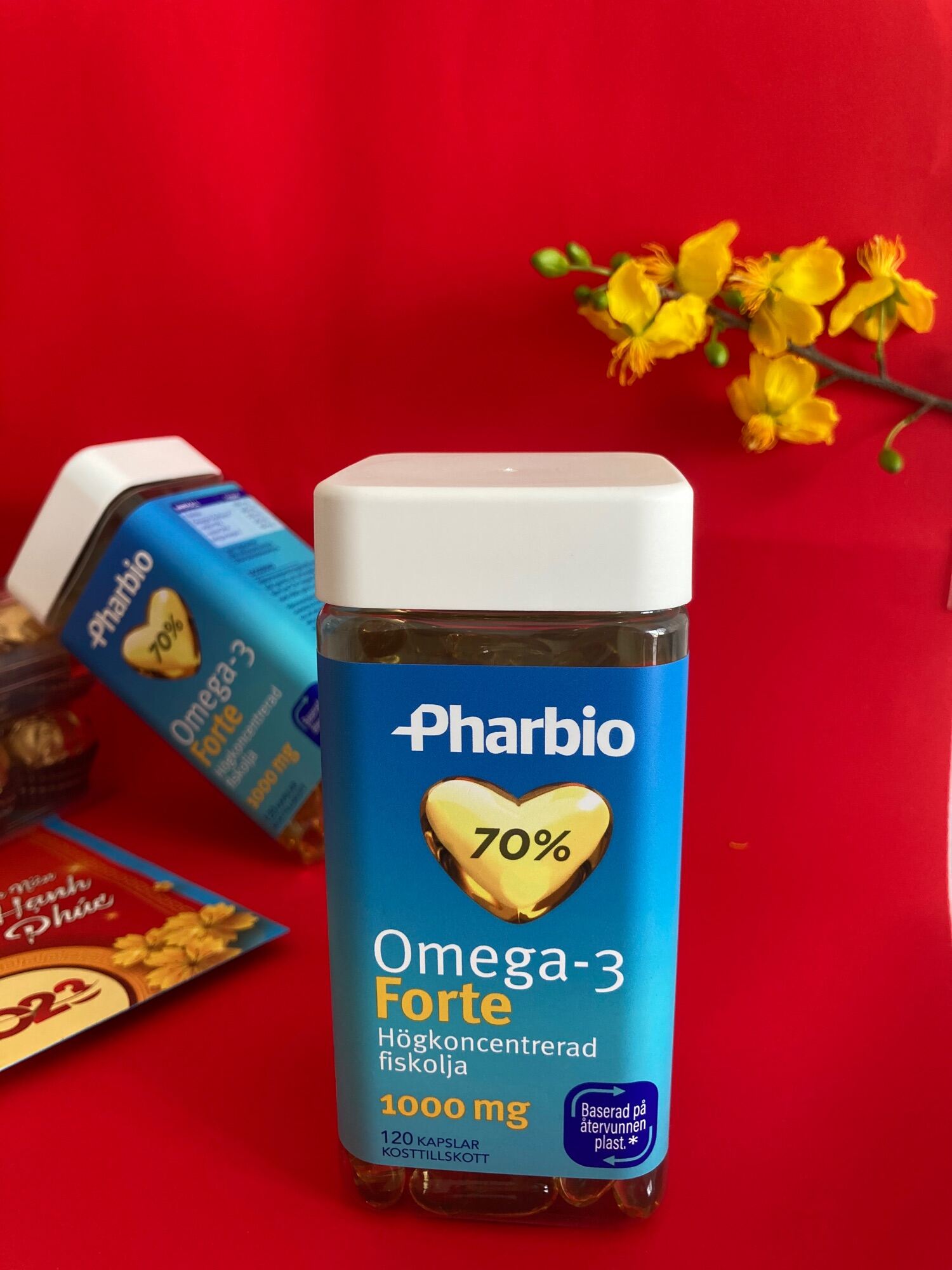 Viên uống Dầu cá Omega 3 Forte 1000mg nhập từ Thuỵ Điển. 