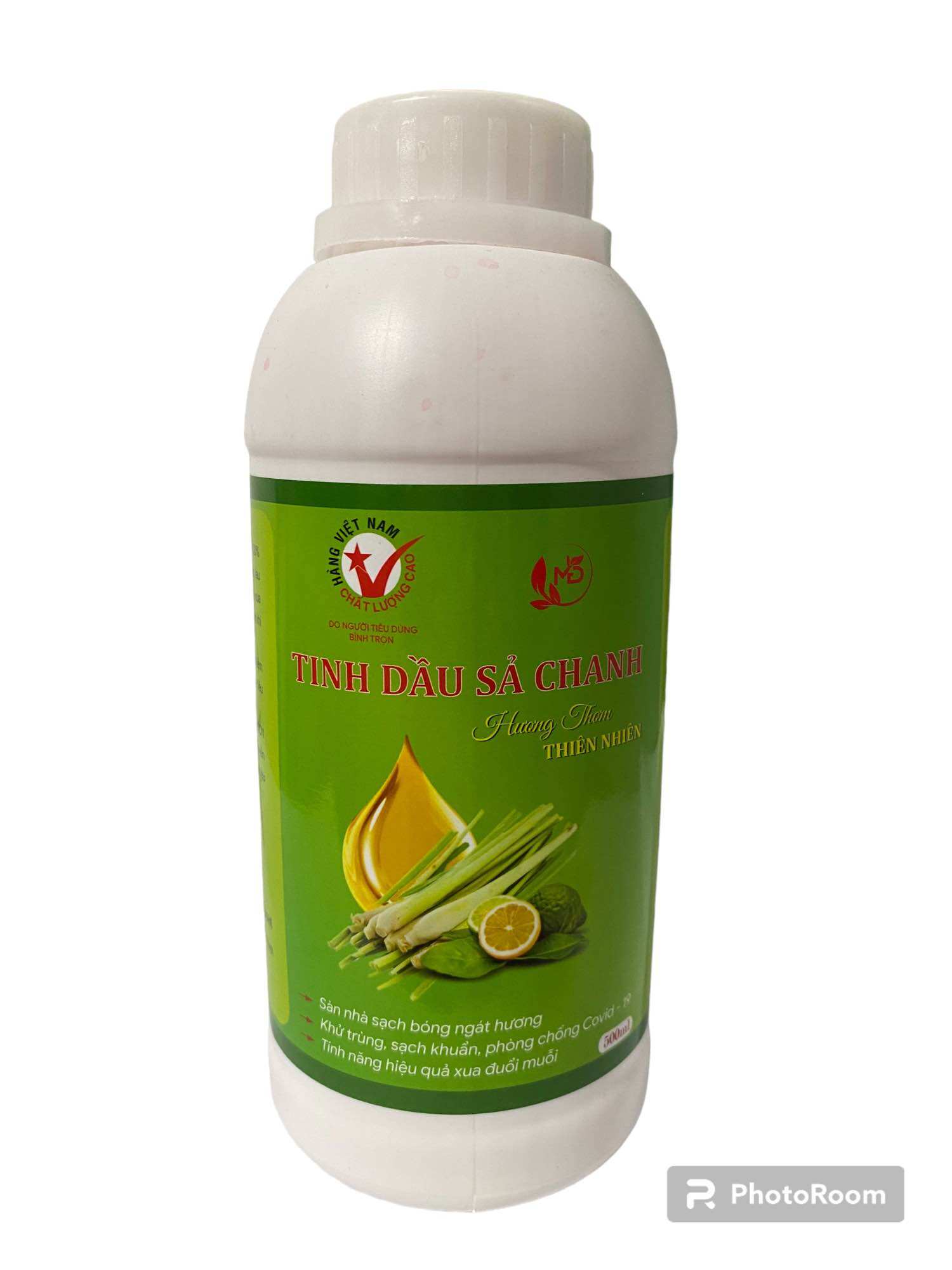 [Hoàn Tiền 10%] Tinh dầu sả đuổi muỗi đóng chai 500ml hương thơm dễ chịu dùng cho máy xông tinh dầu